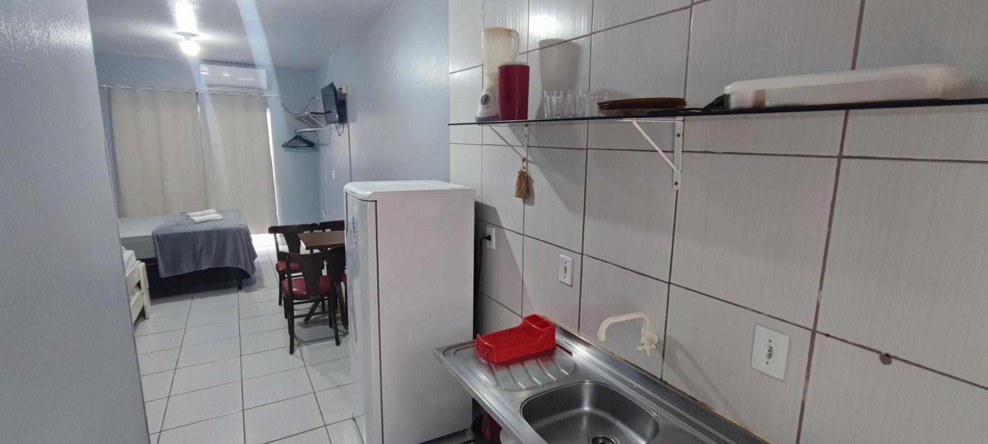Estudios Individual Na Meia Praia Ar, Wifi, Vaga, Cozinha, Tv Smart - 6 X No Cartao Sem Juros 伊塔佩马 外观 照片